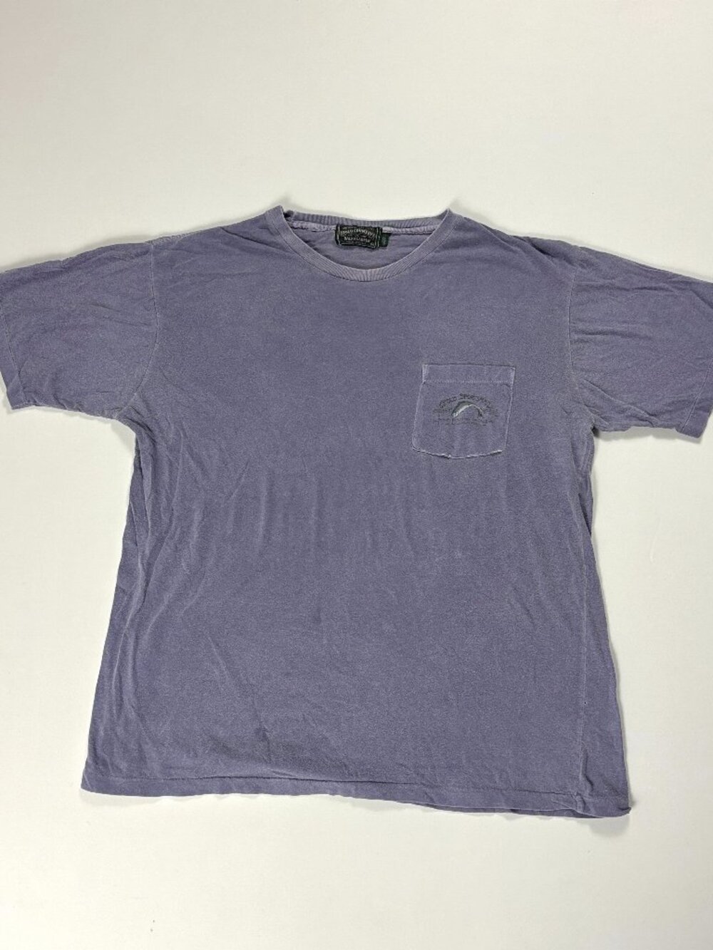Vintage Polo Country Ralph Lauren Mens Sportsman Pocket Shirt Blue Purple Sz M/L